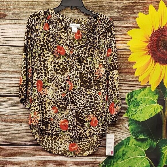 Rebecca Malone pullover blouse 👚 size small NWT - Picture 1 of 7